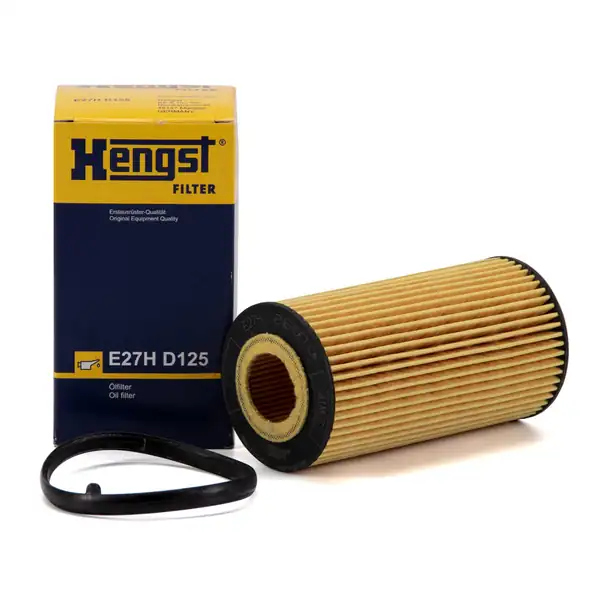 HENGST E27HD125 | Yağ Filtresi Audi A3 A4 A6 Seat Exeo Leon Skoda Octavia VW Golf Passat Jetta III