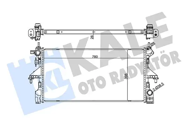 KALE 355550 | Motor Su Radyatörü Peugeot Boxer III Citroen Jumper III Fiat Ducato 2 0 2 2 2 3 06 19