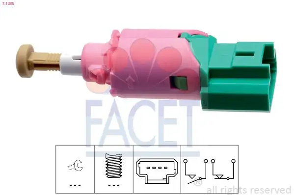 FACET 7-1235 | Fren Müşürü Laguna III Latitüde 887124