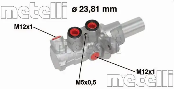 METELLİ 05-0749 | Merkez Fren Ana Nissan Qashqai 07 12 Esp Araclari İçin