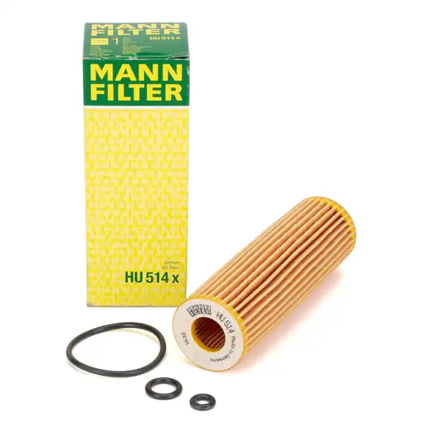 MANN HU514X | Mercedes W204 C180 Kompressor W203 W211 R171 M271 Yağ Filtresi