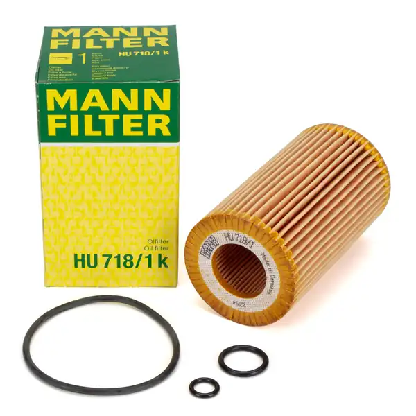 MANN HU718-1K | Yağ Filtresi Mercedes Sprinter W906 Euro 4 W639 Vito W203 W210 W211