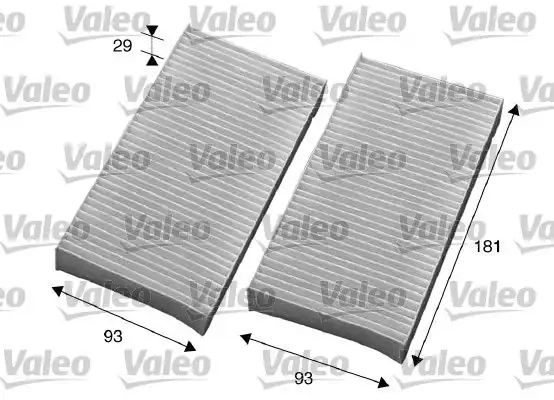 Valeo 715594 Filtre Polen Honda Civic 01 06 Hrv 99 06 CRV 02 06 Çiftli
