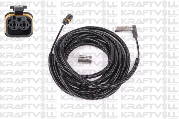 KRAFTVOLL 05090578 | ABS Sensörü Ön Sol Kampana Tip 3900 mm B Tipi Siyah Fiş Spiral Korumali Man Tga Tgx Tgs 00 07