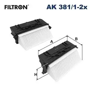 FILTRON AK381-1-2X | Hava Filtresi Takımı Mercedes Om642 W204 S204 C218 X218 W212 C207 A207 W463 W166 C292 W164 W166 W221