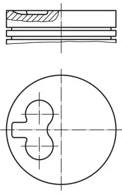 MAHLE 0392400 | Piston Segman 83 00mm Std Partner Expert 1 9d Xud9