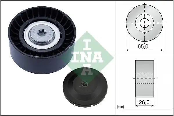 İna 532080410 V Kayış Gergi Rulmanı Bmw F45 F46 X1 F48 X2 F39 B38 B48 Mini Cooper F56 13