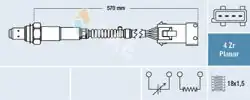 FAE 77240 | Lambda Sensörü Pt 106-206-306-C3 1.4İ 8V