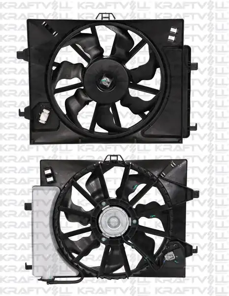 KRAFTVOLL 08120020 | Radyatör Fan Motoru Davlumbazlı Hyundai İ20 1 4 Benzin 2012 1590611