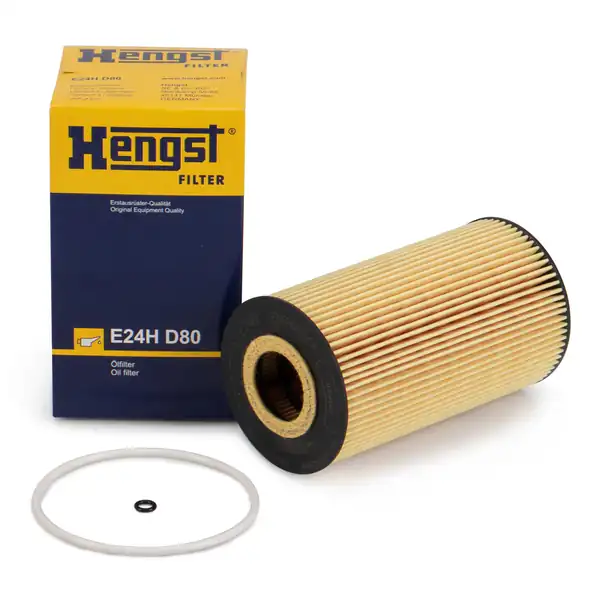 HENGST E24HD80 | Yağ Filtresi Mercedes W211 W220 Om628 00 08