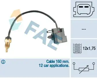 FAE 32426 | Sıcaklık Sensörü Focus Mondeo Connect 1 8 TDCI