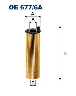 FILTRON OE677-6A | Yağ Filtresi 17-C-Seri (W205) E-Seri (W213)