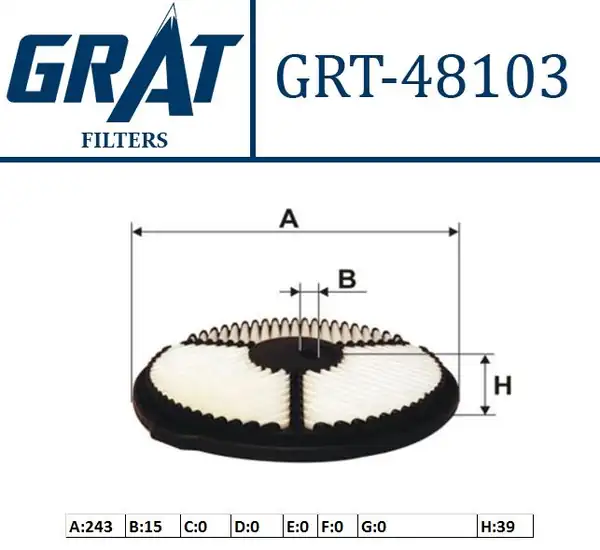 GRAT 48103 | Hava Filtresi Suzuki Swift 90 98 1 0 Sf310