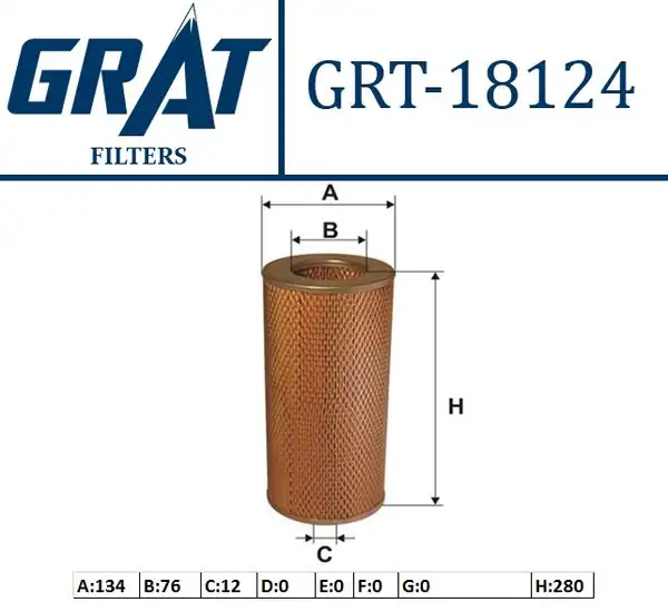 GRAT 18124 | Hava Filtresi Toyota Hilux 02 06 Ln145 4wd