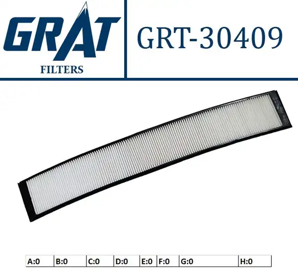 GRAT 30409 | Kabin Filtresi Bmw 3seri E46 X3 E83