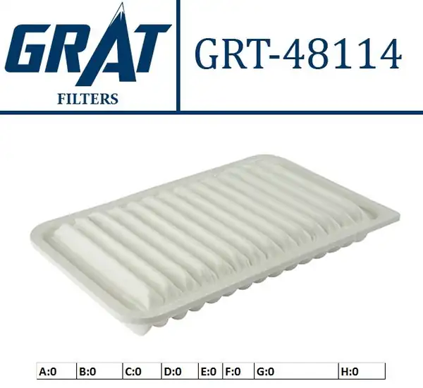 GRAT 48114 | Hava Filtresi Suzuki Swift 10 Splash 10 1 2