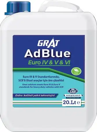 GRAT 821720 | Üre Çözücü 20 LT Euro 4 5 Bınek Euro 6 Üre Çözücü