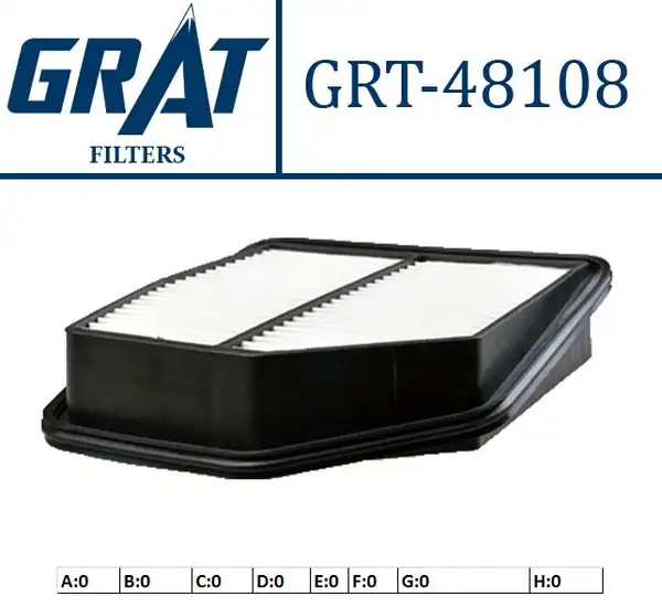 GRAT 48108 | Hava Filtresi Suzuki Grand Vitara II 2 4 3 2 2009