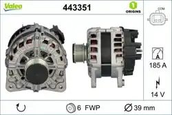 VALEO 443351 | Alternatör (Renault Clio V Megane IV Kadjar-Nissan) Fg18t177