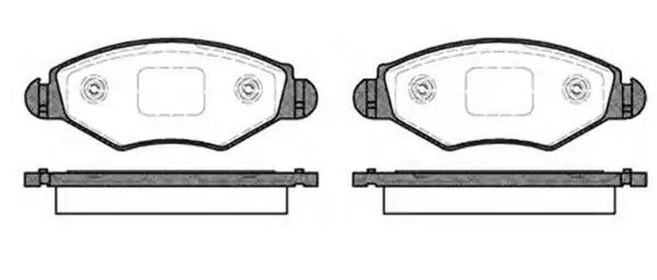 MGA 55160 | Ön Fren Disk Balata Wva 23205 23597 Peugeot 206 1 4 1 4hdi 1 6 01 1 Adet