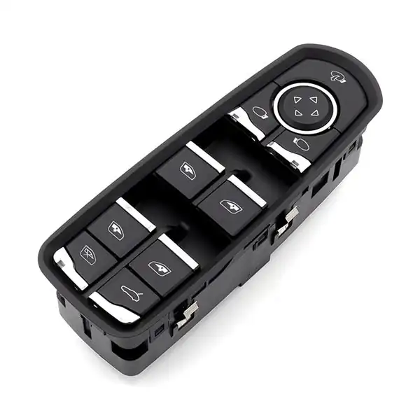 MGA 31363 | Sol Ön Kapı Cam Düğmesi Krom Porsche Cayenne Macan Panamera