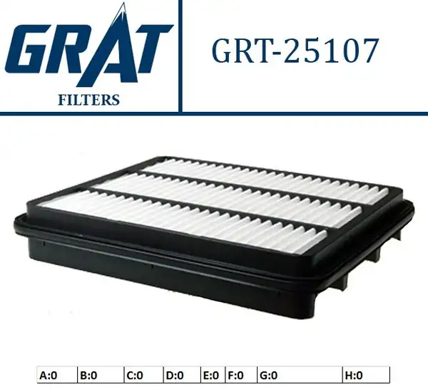 GRAT 25107 | Hava Filtresi Chevrolet Epica 2 0d 07