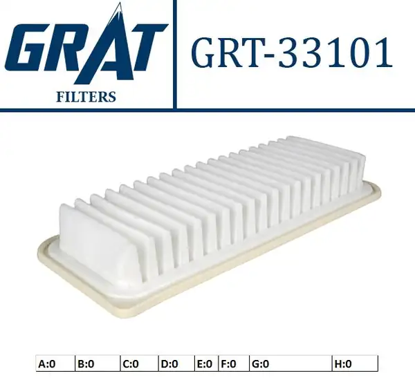 GRAT 33101 | Hava Filtresi Daihatsu Sirion 1 3 1 5 05 Yrv 1 3 01