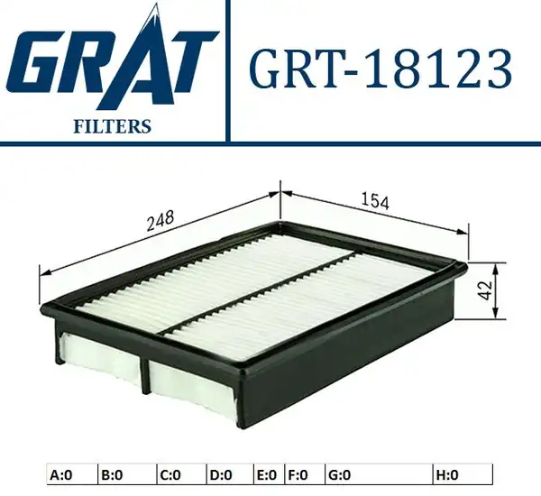 GRAT 18123 | Hava Filtresi Toyota Corona 88 91 At171 At181