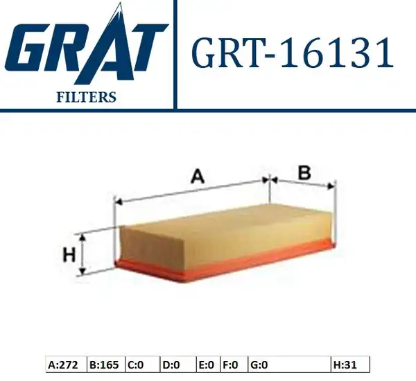 GRAT 16131 | Hava Filtresi Hyundai Atos 06 10