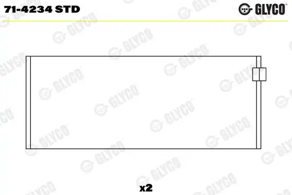 GLYCO 71-4234STD | Kol Yatak Jeep Grand Cherokee II 3 1 Wj Wg