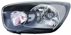 DEPO 223-1142R-LDEM2 | Ön Far Sağ Kia Picanto 11-, 12-16 elektrikli siyah