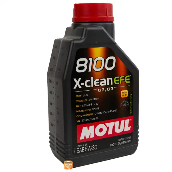 MOTUL 8100 X-Clean 5W30 EFE Motor Yağı Partiküllü 1 LT