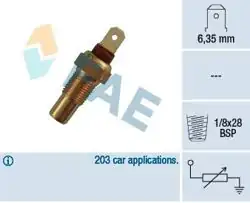 FAE 31570 | Hararet Müşürü Hyundai Accent 95-99 Kia Besta Mazda E2200 Pregio Ranger