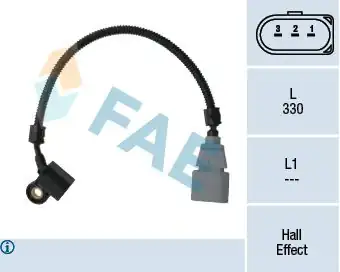 FAE 79331 | Eksantrik Mil Sensörü 10 Golf VI Psst Jtta Cddy Tgu Tou Oct Superb LEO A3 A4 A5 A6 1 6tdi 2 0tdi