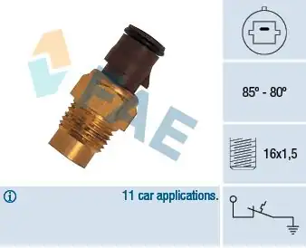 FAE 36160 | Fan Müşürü Corolla 1 3 12v 1987 1995