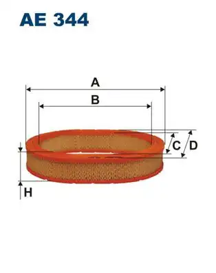 FILTRON AE344 | Hava Filtresi Fiat