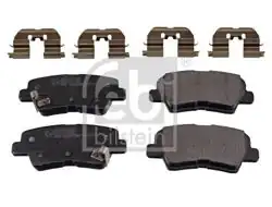 FEBI BILSTEIN 116378 | Fren Balatası Arka (Hyundai i10 14 / i20 14 / Blue 11 / i30 12 / Ioniq 1.6Gdı / Tucson 2015 /