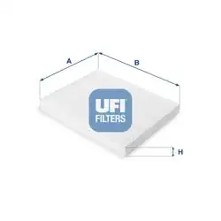 UFI 53.191.00 | Filtre Polen (Kia: Sportage/Bongo K2500 / Hyundai: Ix35/Tucson/H-1/H100 Blue 1.6 Crdi)