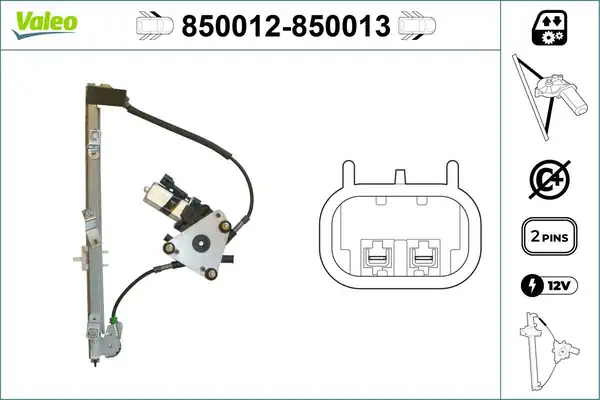 Valeo 850012 Cam Mekanizması Ön Sol Alfa Romeo 156