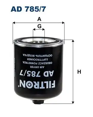 FILTRON AD785-7 | Hava Kurutucu Filtre Scania P G R T Seri 04 L P G R S Seri 16
