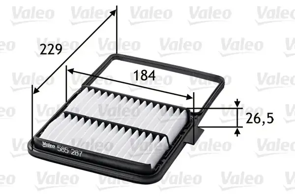 Valeo 585287 Hava Filtresi Toyota Prius Liftback 1 5i