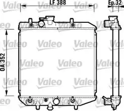 VALEO 734104 | Radyatör Daihatsu Charade