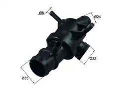 MAHLE TM4092 | Termostat 92°C Plastik Gövdeli Müşürlü Mercedes A180 CDI W169 W245