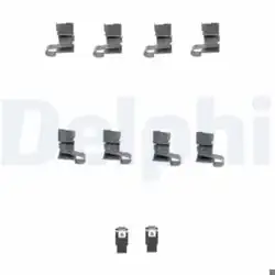 DELPHI LX0432 | Fren Balata Montaj Takımı
