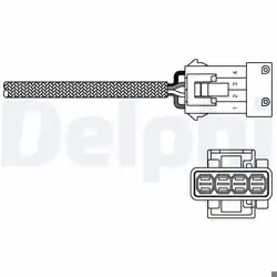 DELPHI ES20255-12B1 | Oksijen Sensörü (Peugeot P106)