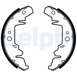 DELPHI LS1814 | Arka Fren Pabucu Chrysler Voyager II/III, Dodge Caravan, Kia Carnival