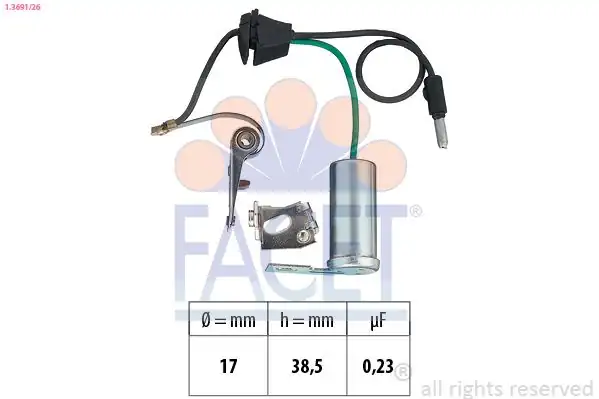 FACET 1-369126 | Platin Seti Renault R9 R11 R19 Clio Express Spring
