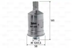 VALEO 587056 | Yakıt Filtresi (Benzin) (Alfa Romeo: Romeo 145)
