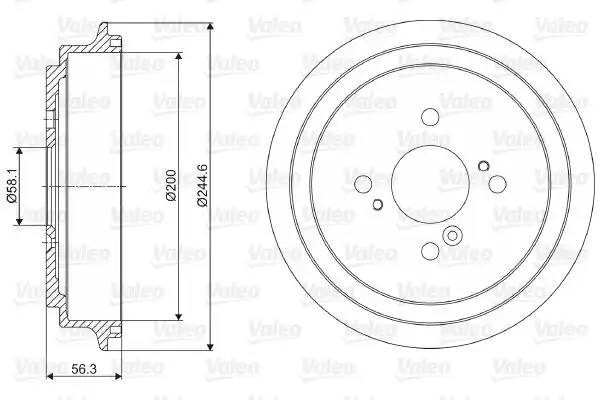 Valeo 237044 Fren Kampanası Suzuki Alto III Swift III