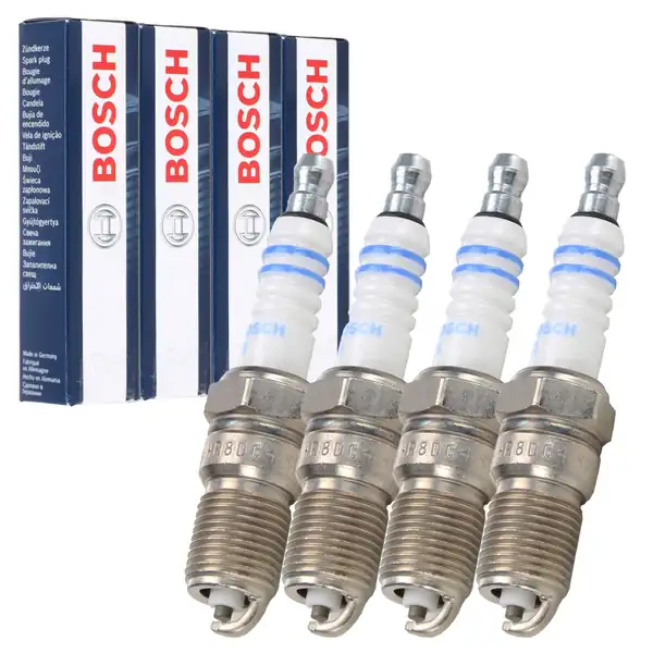 BOSCH 0242229655 | Buji Mercedes W201 190E M102/M103 Hr8dc+ 4 Adet